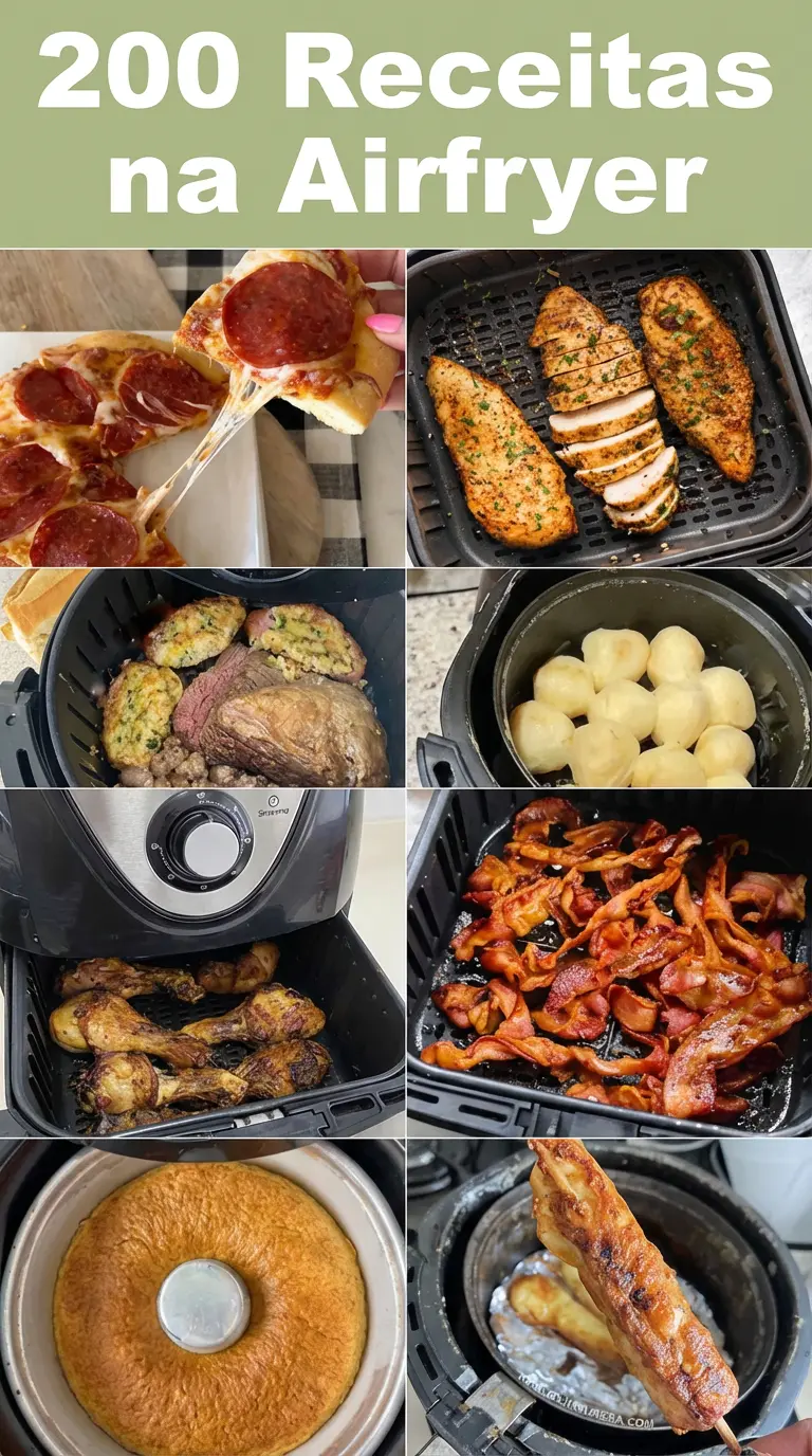 200 Receitas na Airfryer